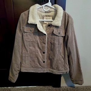 Corduroy Sherpa lined jacket